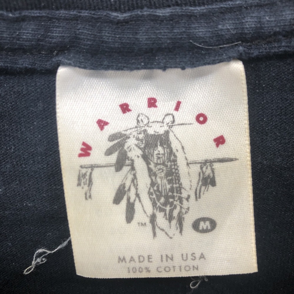 Vintage Authentic Native American T-shirt Single Stitch Warrior Brand USA Medium - Picture 4 of 13